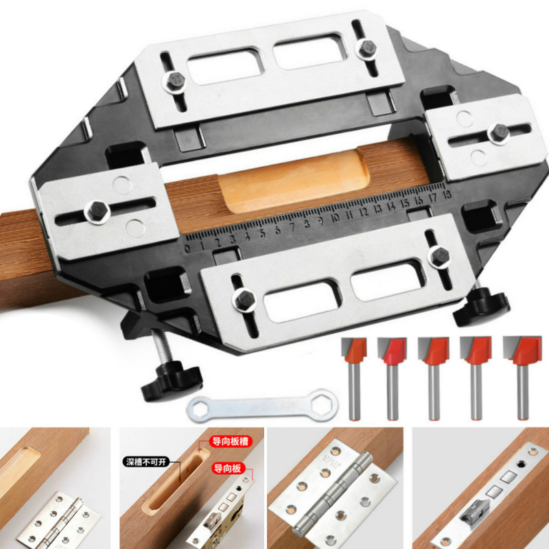 Dowel Jig Kit - Novo localizador de entalhe para carpintaria