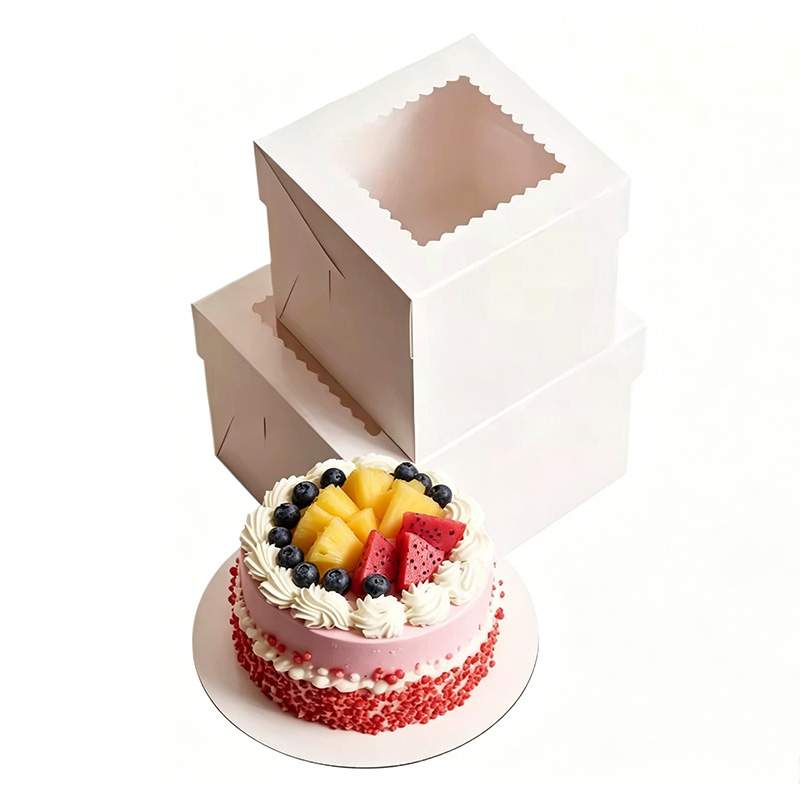 Tool Chest Cabinet - Caixas de Confeitaria Brancas com Janela,