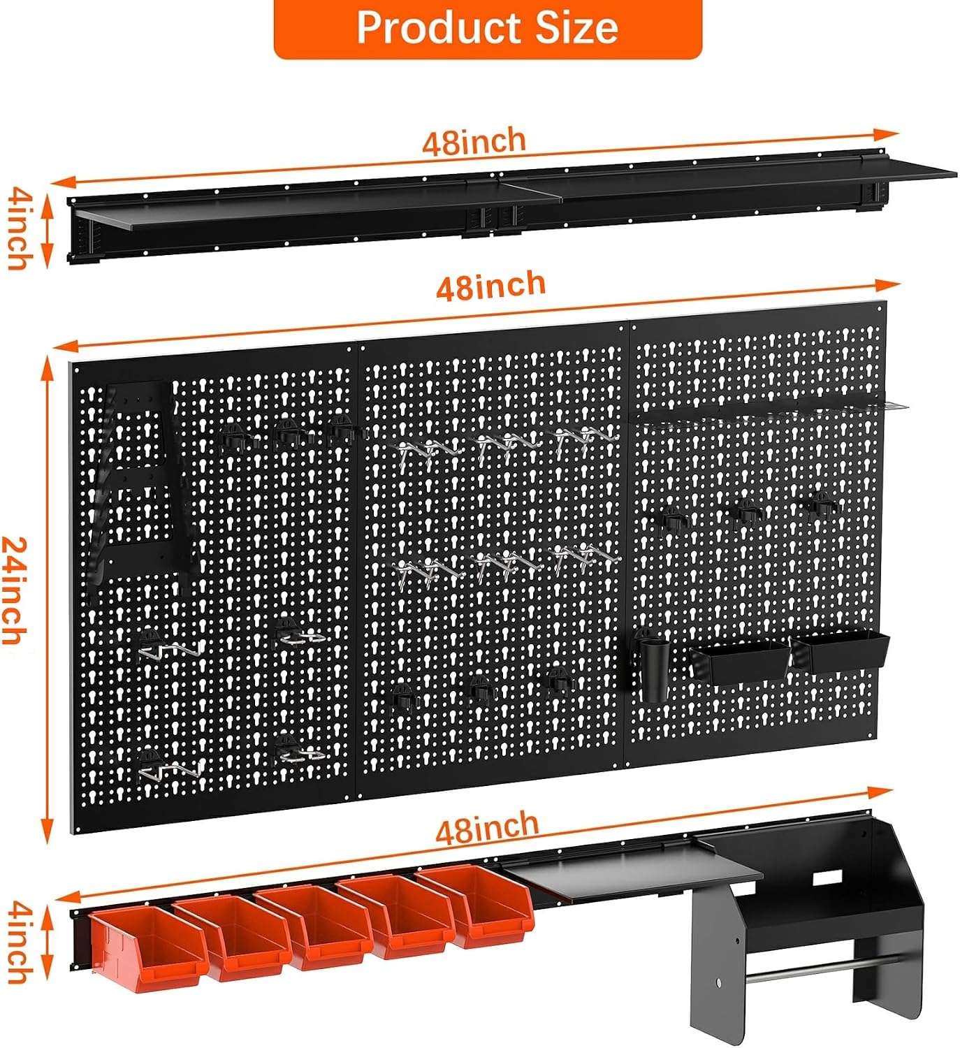 Kit de Painel Organizador de P - Workshop Tools Display avaliação e preço