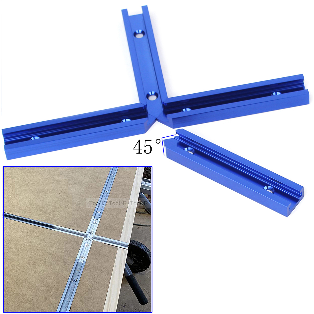 19mm t-track slot mitra pista  - Dowel Jig Kit avaliação e preço