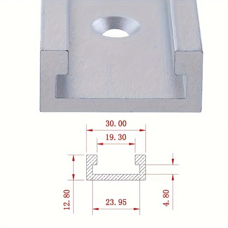 2 pçs 800mm 30 tipo t-track &  - Dowel Jig Kit avaliação e preço